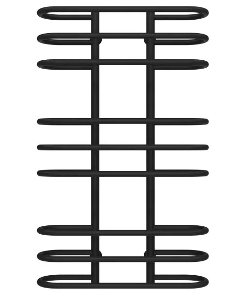 Полотенцесушитель водяной Deffi Британика П9 600х1000 нижнее подключение черный C.BR.100.60.9.B.A