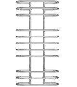 Полотенцесушитель водяной Deffi Британика П11 600х1200 нижнее подключение хром C.BR.120.60.11.C.A