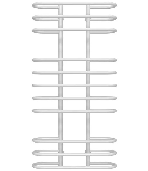 Полотенцесушитель водяной Deffi Британика П11 600х1200 нижнее подключение белый C.BR.120.60.11.W.A