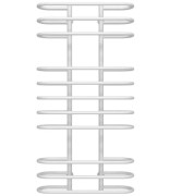 Полотенцесушитель водяной Deffi Британика П11 600х1200 нижнее подключение белый C.BR.120.60.11.W.A