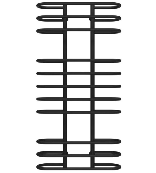 Полотенцесушитель водяной Deffi Британика П11 600х1200 нижнее подключение черный C.BR.120.60.11.B.A