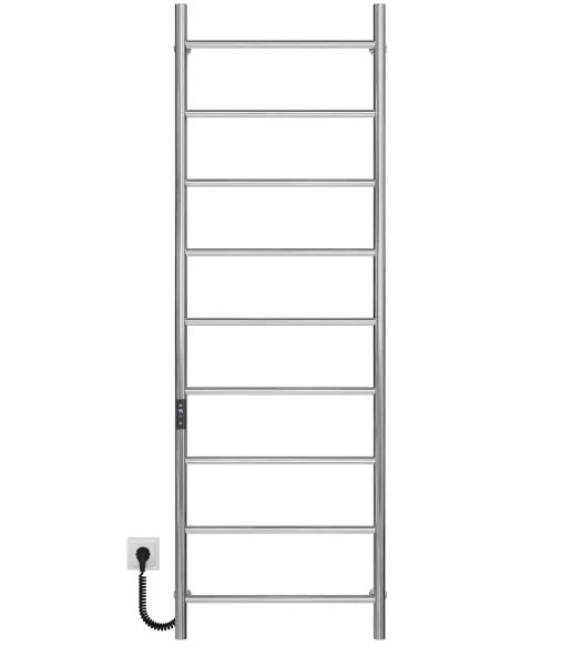 Електрична сушарка для рушників Deffi Оріон П9 500х1600 ліве підключення JD03 хром C.OR.160.50.9.E.C.L.1