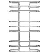 Полотенцесушитель водяной Deffi Британика П9 600х1000 нижнее подключение хром C.BR.100.60.9.C.A