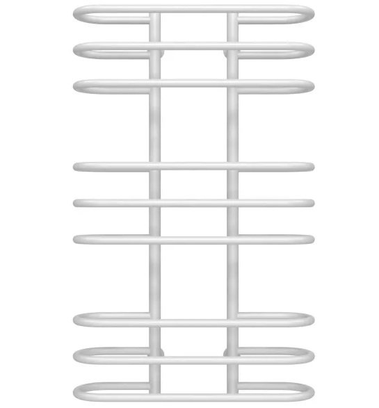 Сушка для рушників водяна Deffi Британіка П9 600х1000 нижнє підключення білий C.BR.100.60.9.W.A