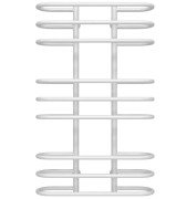 Полотенцесушитель водяной Deffi Британика П9 600х1000 нижнее подключение белый C.BR.100.60.9.W.A