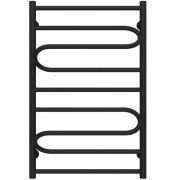Полотенцесушитель водяной Deffi Вилла 500х800 боковое правое подключение черный C.VP.80.50.B.C