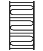 Сушка для рушників водяна Deffi Вілла 500х1000 бічне праве підключення чорний C.VP.100.50.B.C