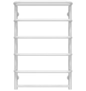 Полотенцесушитель водяной Deffi Стандарт с полкой П6 500х800 нижнее подключение белый C.SP.80.50.6.W.A