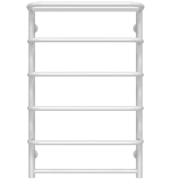 Сушка для рушників водяна Deffi Стандарт з полицею П6 500х800 бічне ліве підключення білий C.SP.80.50.6.W.B