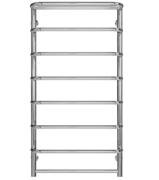 Полотенцесушитель водяной Deffi Стандарт с полкой П8 500х1000 нижнее подключение хром C.SP.100.50.8.C.A