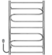 Электрический полотенцесушитель Deffi Вилла 500х800 левое подключение хром C.VP.80.50.E.C.R.5
