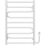 Электрический полотенцесушитель Deffi Вилла 500х800 правое подключение белый C.VP.80.50.E.W.L.5