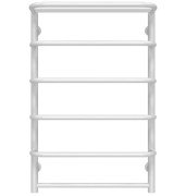 Полотенцесушитель водяной Deffi Стандарт с полкой П6 500х800 боковое правое подключение белый C.SP.80.50.6.W.C