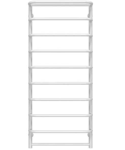 Сушка для рушників водяна Deffi Стандарт з полицею П10 500х1200 бічне праве підключення білий C.SP.120.50.10.W.C