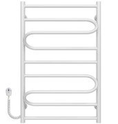 Электрический полотенцесушитель Deffi Вилла 500х800 левое подключение белый C.VP.80.50.E.W.R.5