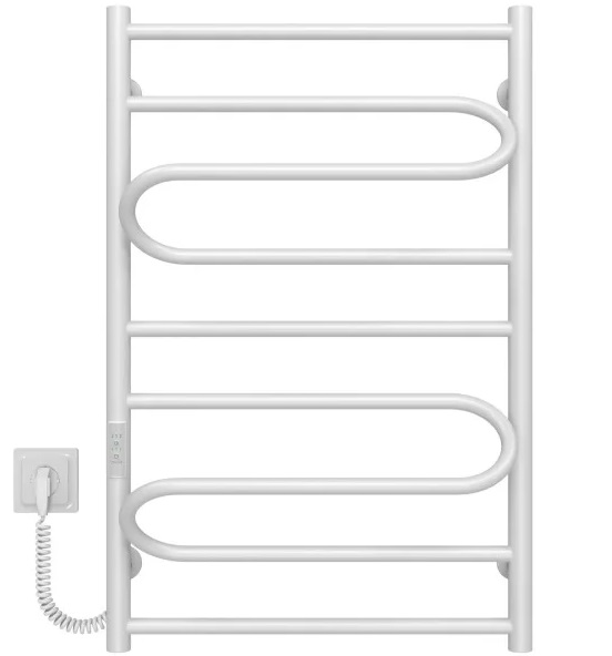 Електрична сушарка для рушників Deffi Вілла 500х800 ліве підключення WD03 білий C.VP.80.50.E.W.L.3