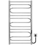 Электрический полотенцесушитель Deffi Вилла 500х1000 правое подключение JD03 хром C.VP.100.50.E.C.R.1