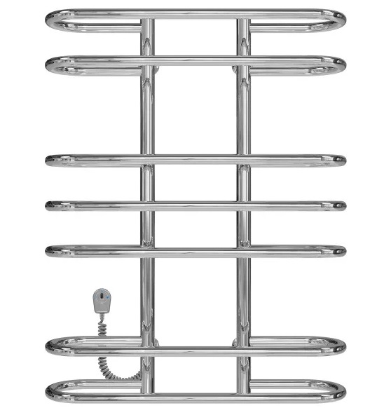 Електрична сушарка для рушників Deffi Британіка П7 600х800 ліве підключення хром C.BR.80.60.7.E.C.L.5