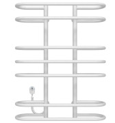 Электрический полотенцесушитель Deffi Британика П7 600х800 левое подключение белый C.BR.80.60.7.E.W.L.5