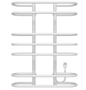 Электрический полотенцесушитель Deffi Британика П7 600х800 правое подключение белый C.BR.80.60.7.E.W.R.5