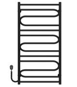 Електрична сушарка для рушників Deffi Вілла 500х1000 ліве підключення чорний C.VP.100.50.E.B.R.5