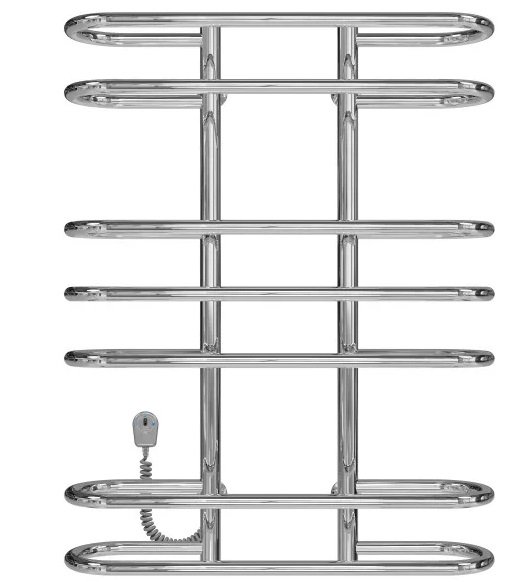 Электрический полотенцесушитель Deffi Британика П7 600х800 левое подключение хром C.BR.80.60.7.E.C.L.5