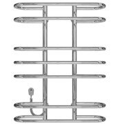 Электрический полотенцесушитель Deffi Британика П7 600х800 левое подключение хром C.BR.80.60.7.E.C.L.5