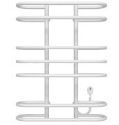 Электрический полотенцесушитель Deffi Британика П7 600х800 правое подключение белый C.BR.80.60.7.E.W.R.5