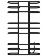 Электрический полотенцесушитель Deffi Британика П9 600х1000 правое подключение черный C.BR.100.60.9.E.B.R.5