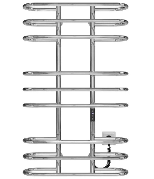 Електрична сушарка для рушників Deffi Британіка П9 600х1000 праве підключення JD03 хром C.BR.100.60.9.E.C.R.1