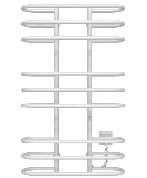 Електрична сушарка для рушників Deffi Британіка П9 600х1000 праве підключення WD03 білий C.BR.100.60.9.E.W.R.3