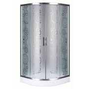 Душевая кабина Sansa 90х90 см профиль сатин/стекло матовое sharm SH-90/15CH