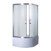 Душевая кабина Sansa 90х90 см профиль сатин/стекло матовое мозаик SH-90/40М