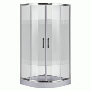 Душевая кабина Sansa 90х90 см профиль сатин/стекло прозрачное с узором SH-90/15