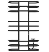 Електрична сушарка для рушників Deffi Британіка П9 600х1000 праве підключення JD03 чорний C.BR.100.60.9.E.B.R.1