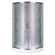 Душевая кабина Sansa 90х90 см профиль сатин/стекло матовое sharm SH-90/15CH