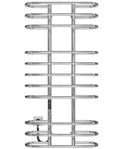 Электрический полотенцесушитель Deffi Британика П11 600х1200 левое подключение JD03 хром C.BR.120.60.11.E.C.L.1