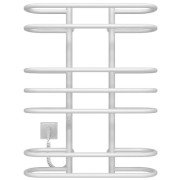 Электрический полотенцесушитель Deffi Британика П7 600х800 левое подключение WD03 белый C.BR.80.60.7.E.W.L.3