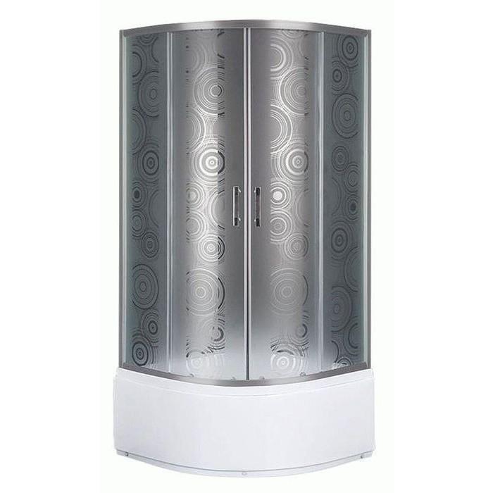 Душова кабіна Sansa 90х90 см профіль сатин/скло матове sharm SH-90/40