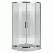 Душевая кабина Sansa 90х90 см профиль сатин/стекло прозрачное с узором SH-90/15