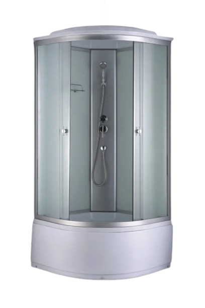 Гидробокс Sansa 90х90 см профиль сатин/стекло фабрик 888/40