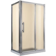 Душевая кабина Rhein 120х80 см профиль хром/стекло матовое RH916 R