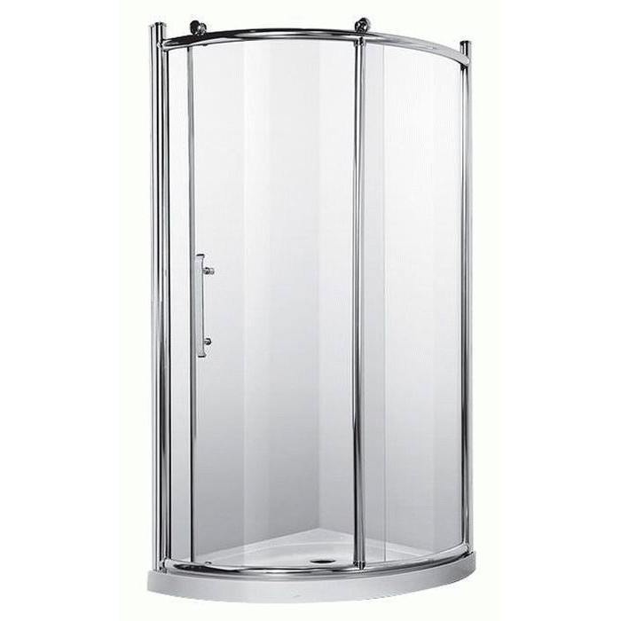 Душова кабіна Rhein 90х90 см профіль хром/скло прозоре RH215 R