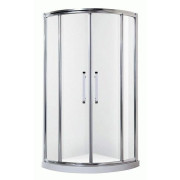 Душова кабіна Rhein 90х90 см профіль хром/скло прозоре RH116