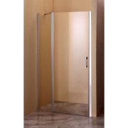 Душові двері Sansa 100 100x185 см профіль brushed/скло прозоре SH-707