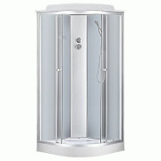 Гидробокс Sansa 90х90 см профиль сатин/стекло фабрик 6690A/90-15