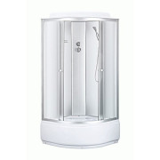 Гідробокс Sansa 90х90 см профіль сатин/скло фабрик 6690A/40