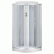 Гидробокс Sansa 90х90 см профиль сатин/стекло фабрик 6690A/90-15