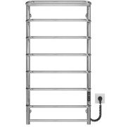 Электрический полотенцесушитель Deffi Стандарт с полкой П8 500х1000 правое подключение JD03 хром C.SP.100.50.8.E.C.R.1