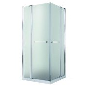 Душевая кабина Rhein 100x100 см профиль хром/стекло матовое RH219